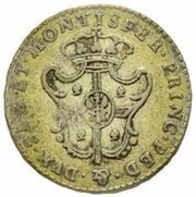 1 Reale - Victor Amedeus III Shield, Italy, 1773-1796 reverse image