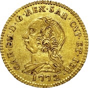 ½ Doppia - Charles Emmanuel III obverse image