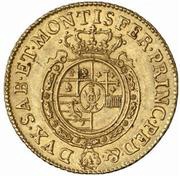 1 Doppia - Charles Emmanuel III, Italy, 1755-1772 reverse image