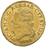 1 Doppia - Victor Amadeus III obverse image