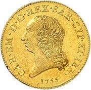 2½ Doppia - Charles Emmanuel III obverse image