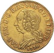 2½ Doppiette - Charles Emmanuel III obverse image