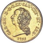 5 Doppie - Charles Emmanuel III obverse image