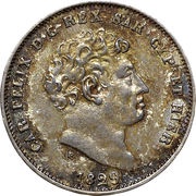25 Centesimi - Carlo Felice obverse image