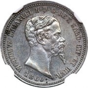 50 Centesimi - Victor Emmanuel II obverse image
