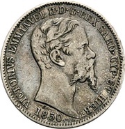 2 Lire - Victor Emmanuel II obverse image