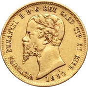 10 Lire - Victor Emmanuel II obverse image
