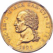 80 Lire - Victor Emmanuel I obverse image