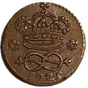 2 Denari - Victor Amadeus II, Italy, 1725-1730 reverse image