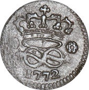 2 Denari - Carlo Emanule III, Italy, 1732-1772 reverse image