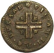 Quart de sol, Victor Amédée II, Duché de Savoie obverse image