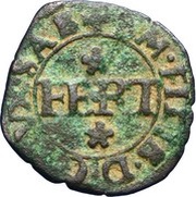 Quarter Grosso - Emanuele Filiberto 1st type obverse image