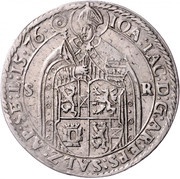 1 Guldentaler - 60 Kreuzer - Johann Jakob Khuen von Belasi Rudolf II obverse image