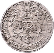 1 Guldentaler - 60 Kreuzer - Johann Jakob Khuen von Belasi Rudolf II, Austria, 1576-1586 reverse image