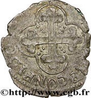 1 Soldo - Carlo Emnanuele I 1st type, Italy, 1640-1643 reverse image
