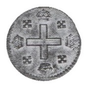 1 Soldo - Victor Amadeus II Turin, Italy, 1709 reverse image