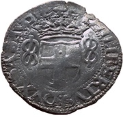 Grosso - Emanuele Filiberto 4th type obverse image