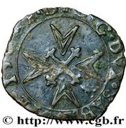 1 Parpagliola - Charles Emmanuel I 1st type, Italy, 1580-1586 reverse image