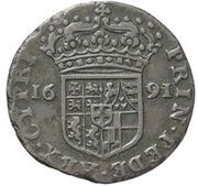 2½ Soldi - Victor Amadeus II, Italy, 1691-1693 reverse image