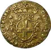 2.6 Soldi - Charles Emmanuel III, Italy, 1744-1750 reverse image