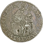 1 Thaler - Wolf Dietrich von Raitenau, Austria, 1587-1612 reverse image