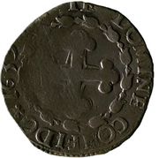 4 Soldi - Charles Emmanuel II Regency Tomaso and Maurizio, Italy, 1639-1640 reverse image