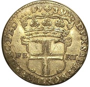 5 Soldi - Charles Emmanuel III, Italy, 1732-1740 reverse image