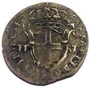5 Soldi - Carlo Emmanuele III, Italy, 1741 reverse image