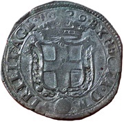 Fiorino - Charles Emmanuel I 3rd Type, Italy, 1629 reverse image