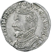 Testone - Emanuele Filiberto Type 1 obverse image