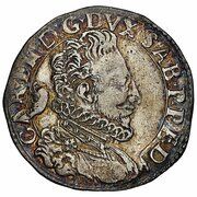 1 Lira - Charles Emmanuel I obverse image