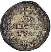 1 Lira - Charles Emmanuel I, Italy, 1580-1630 reverse image