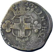 2 Fiorini - Charles Emmanuel I 3rd type, Italy, 1621-1626 reverse image