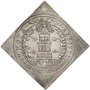 1 Thaler - Wolf Dietrich von Raitenau, Austria, 1593 reverse image