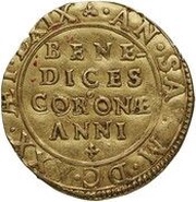 1 Scudo d'Oro - Charles Emmanuel I the Great Death, Italy, 1630 reverse image