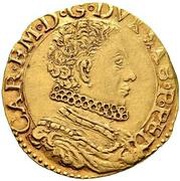 1 Doppia - Charles Emmanuel I obverse image