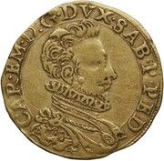 1 Doppia - Charles Emmanuel I obverse image