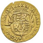 1 Doppia - Charles Emmanuel I, Italy, 1605 reverse image