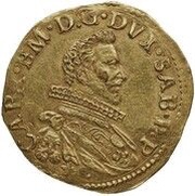 1 Doppia - Charles Emmanuel I the Great obverse image