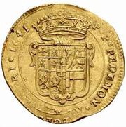 1 Doppia - Charles Emmanuel II, Italy, 1641 reverse image