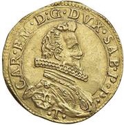 1 Quadrupla - Charles Emmanuel I obverse image