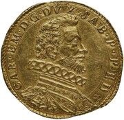 1 Quadrupla - Charles Emmanuel I obverse image