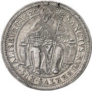 1 Thaler - Paris von Lodron, Austria, 1620-1624 reverse image