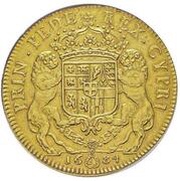 20 Scudi - Victor Amadeus II, Italy, 1684 reverse image