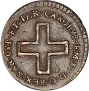 2 Denari - Charles Emmanuel IV obverse image