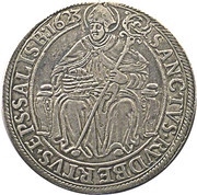1 Thaler - Paris von Lodron, Austria, 1623 reverse image