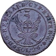 2.6 Soldi - Charles Emmanuel IV reverse image