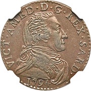 5 Soldi - Victor Amadeus III obverse image