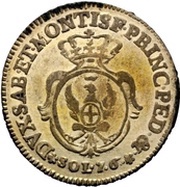 7.6 Soldi - Charles Emmanuel III, Italy, 1755-1758 reverse image