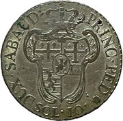 10 Soldi - Victorio Amedeo III, Italy, 1794-1796 reverse image